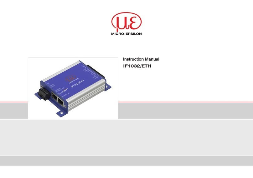 MICRO-EPSILON IF1032/ETH instruction manual