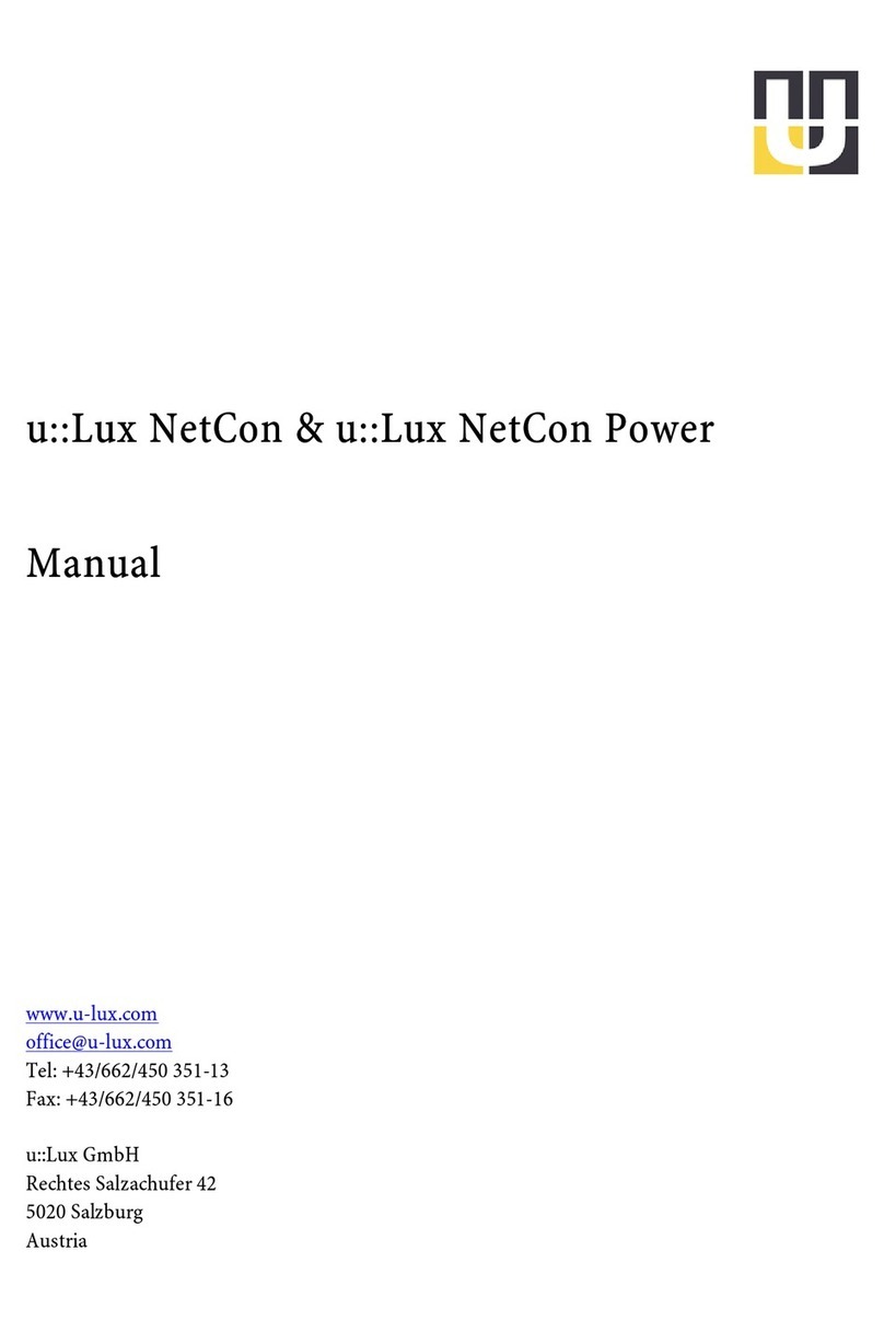 u::Lux NetCon manual