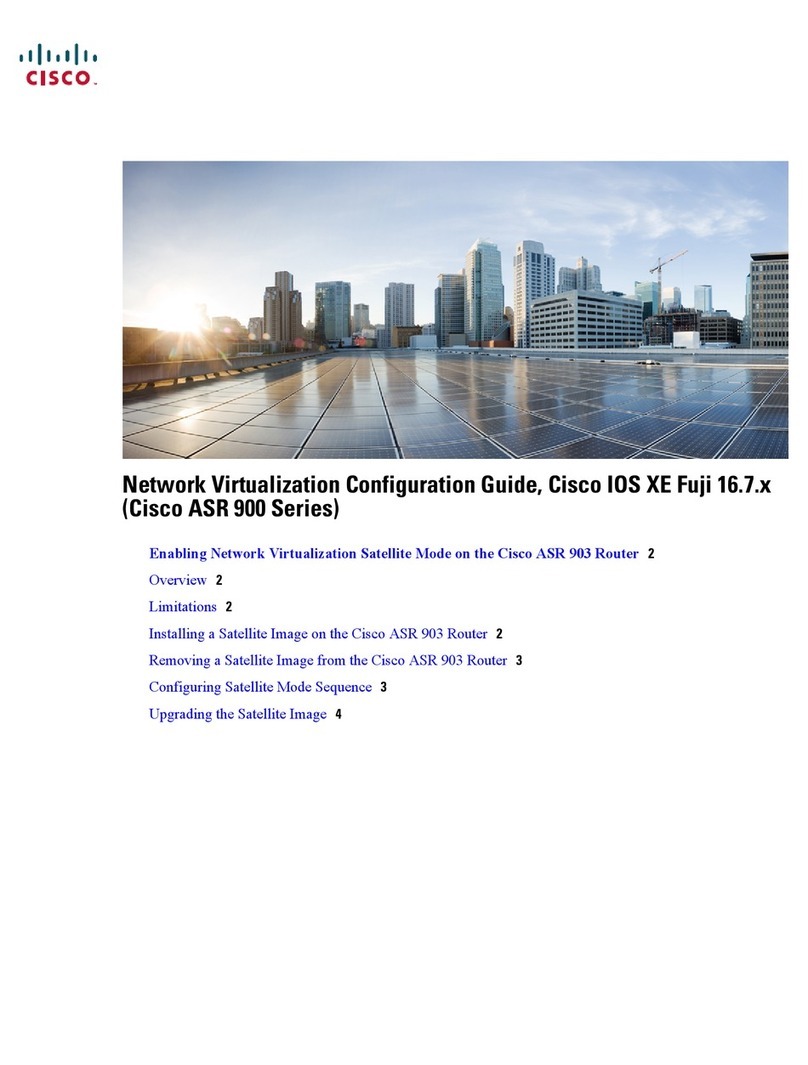 Cisco ASR 900 Series User manual Cisco ASR 900 Series User manual