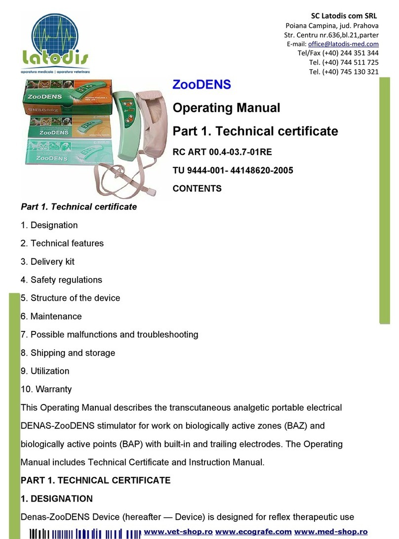 DENAS ZooDENS operating manual DENAS ZooDENS operating manual