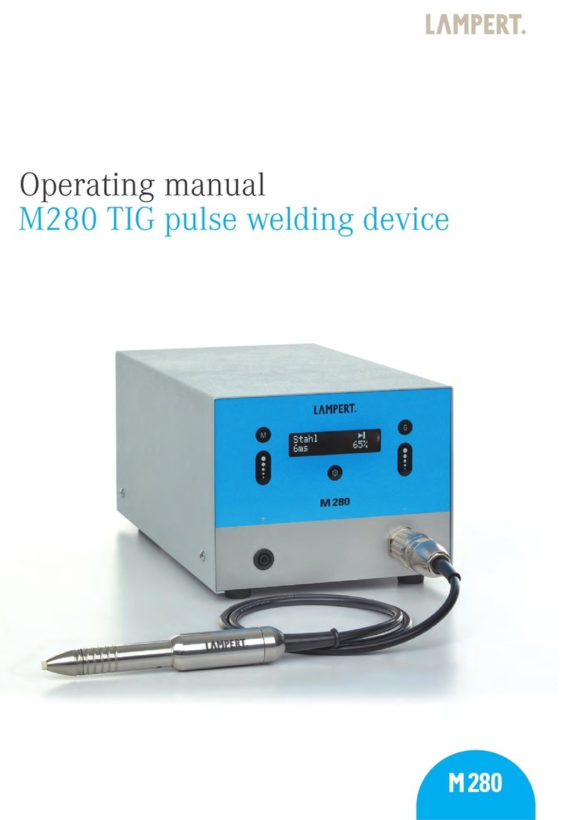 Lampert M280 operating manual