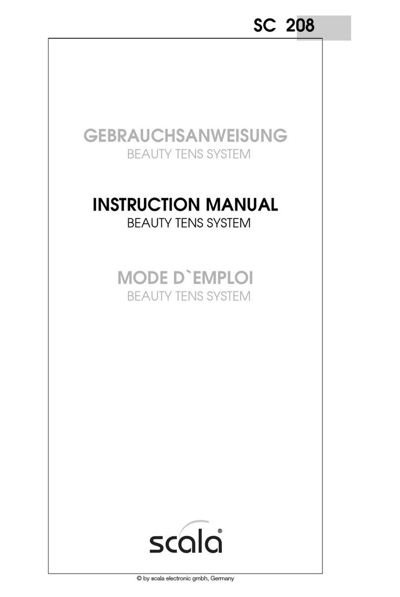 Scala SC 208 instruction manual