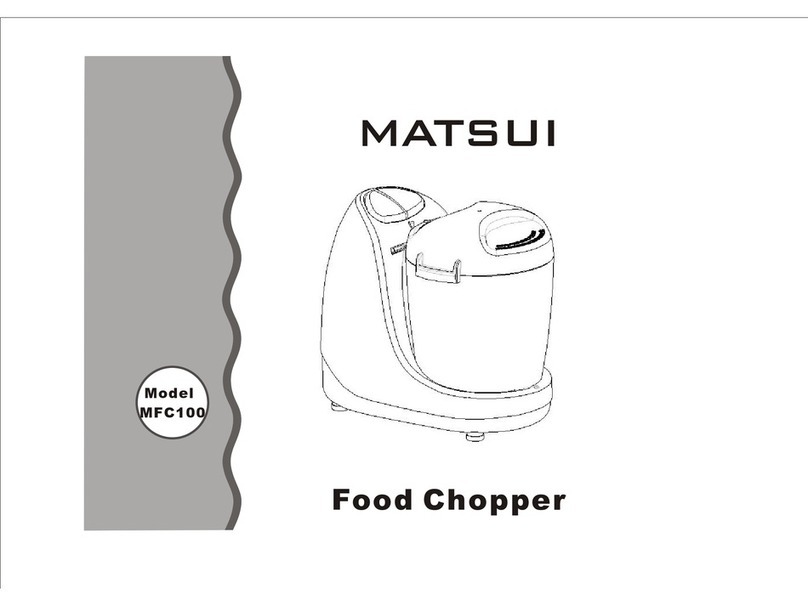 Matsui MFC100 user manual