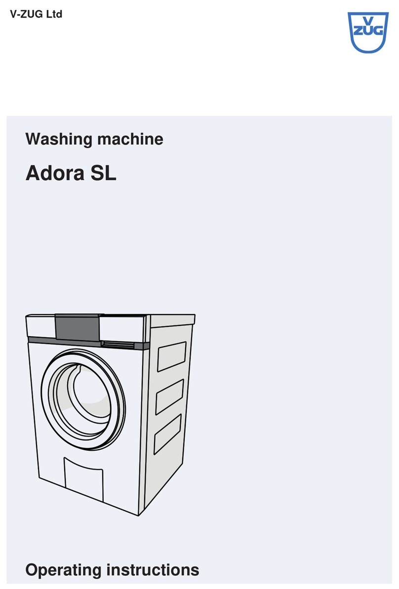 V-ZUG Adora SL operating instructions