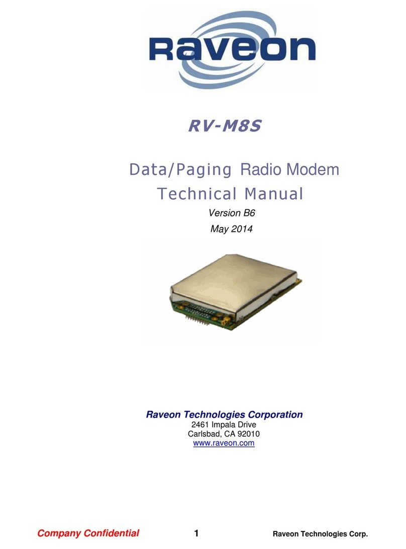 Raveon RV-M8S Technical manual