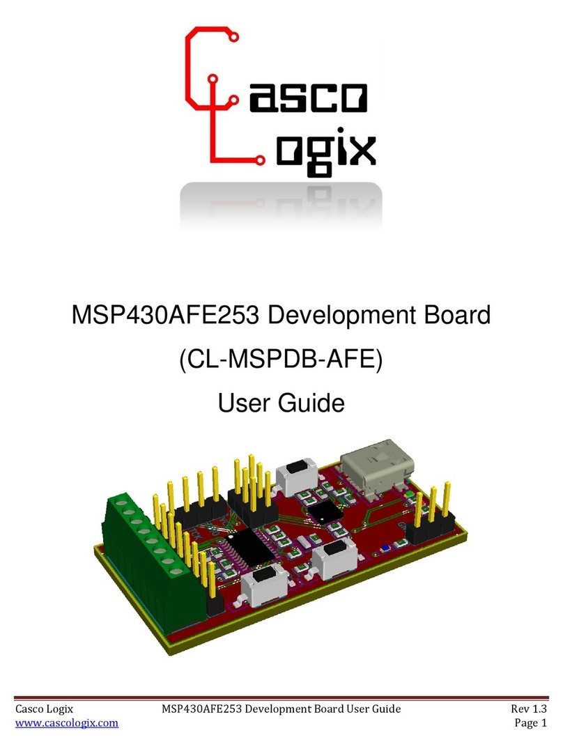 Casco Logix MSP430AFE253 user guide