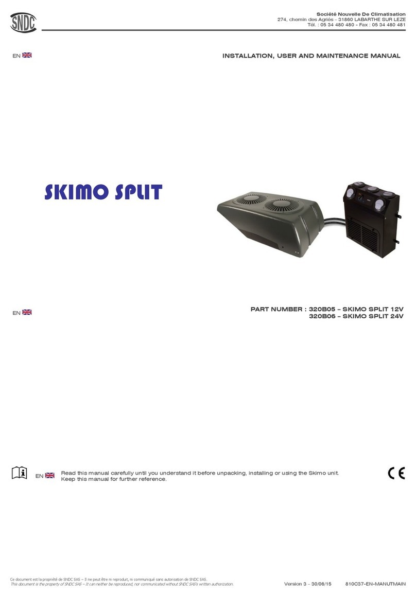 Skimo Split 320B05 Operating instructions