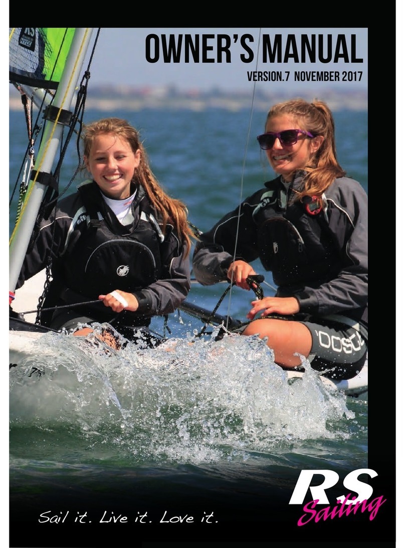 RS SAILING RS 200 owner's manual
