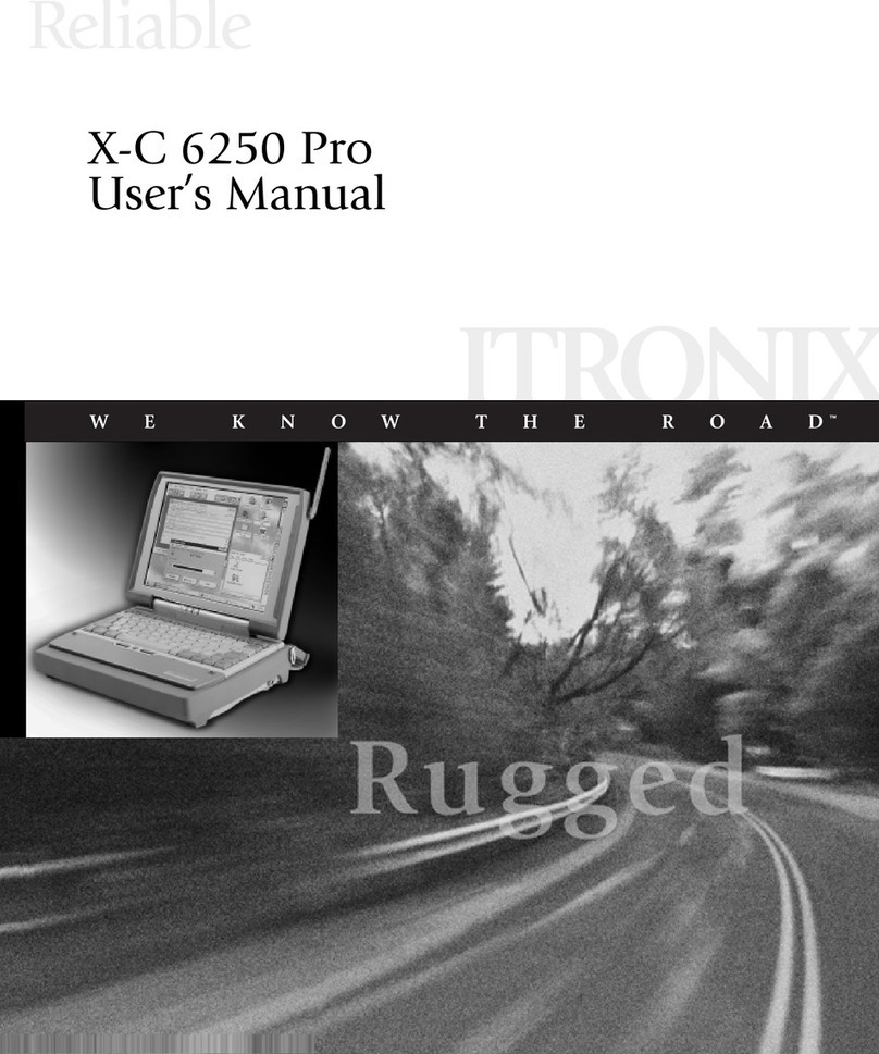 Itronix X-C 6250 Pro user manual