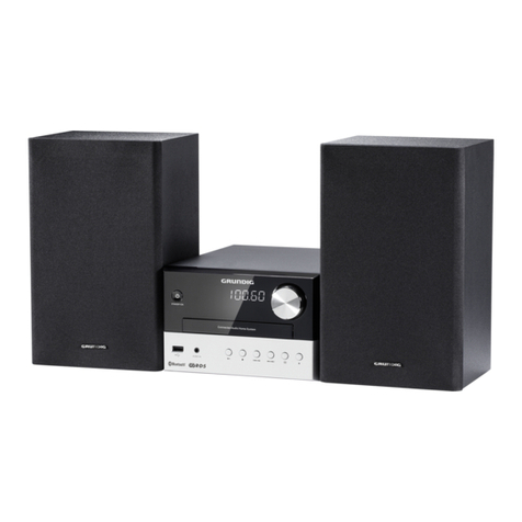Grundig CMS 1000 BT Quick start guide