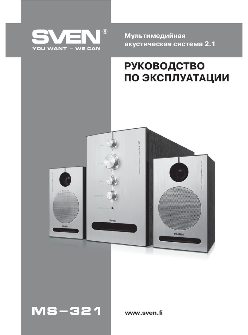 Sven MS-321 User manual