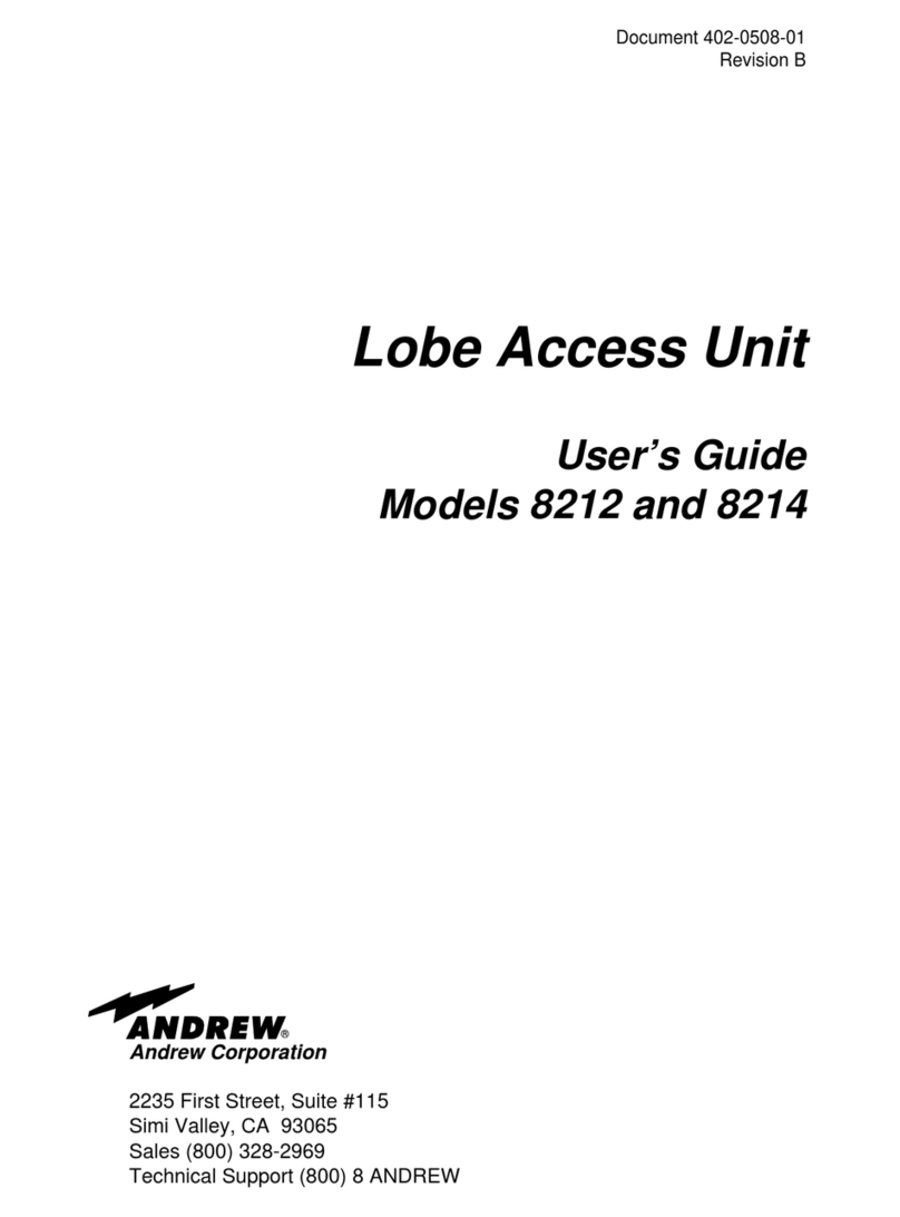 Andrew 8212 user guide