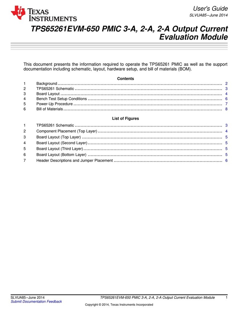 Texas Instruments TPS65261EVM-650 user guide