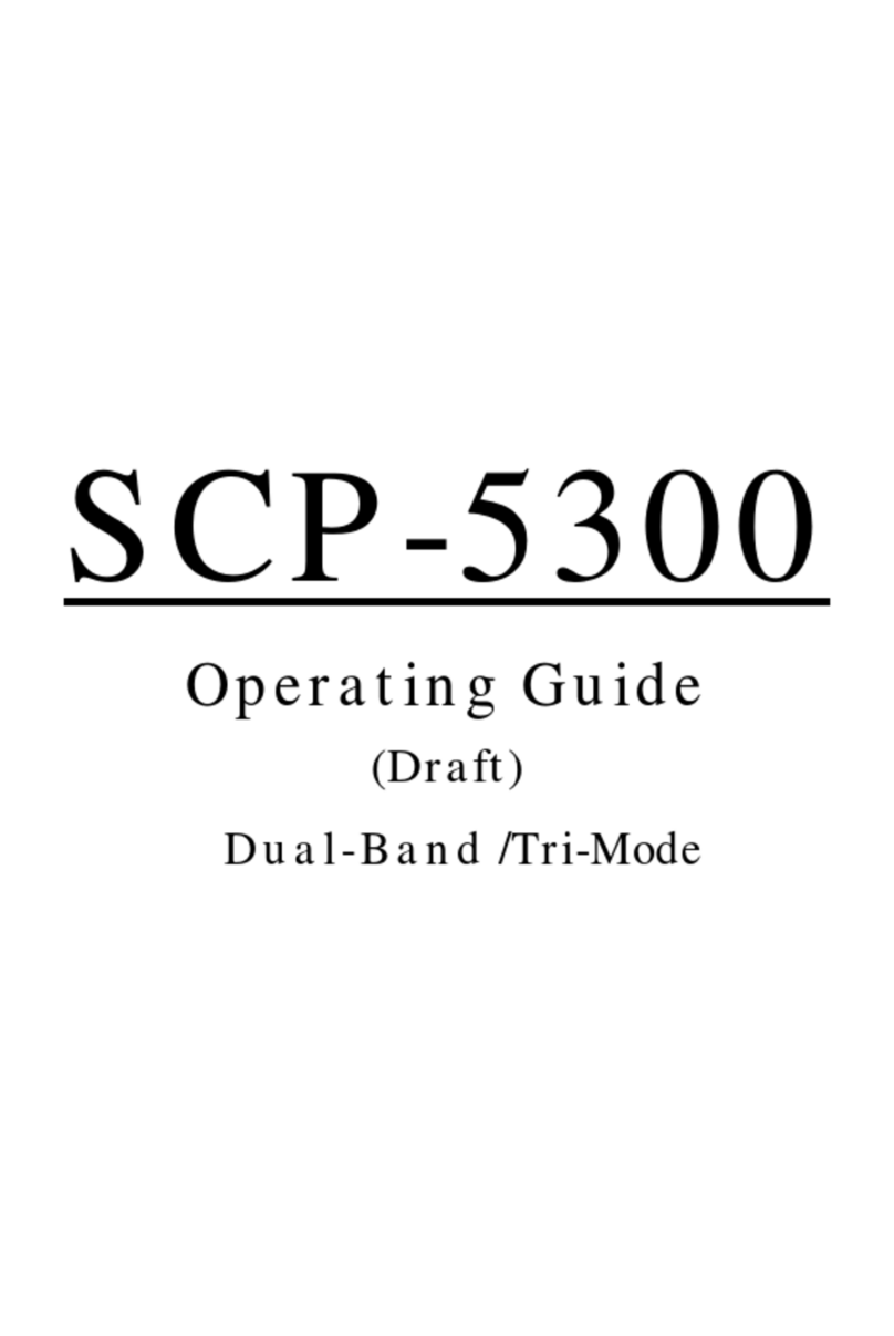 Sanyo SCP-5300 User manual