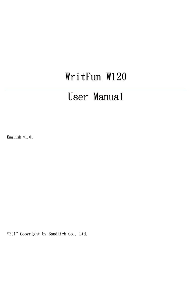 BandRich WritFun W120 User manual