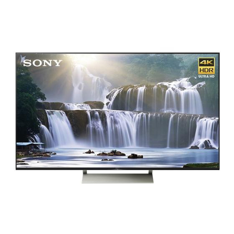 Sony BRAVIA XBR-75X940E User manual Sony BRAVIA XBR-75X940E User manual