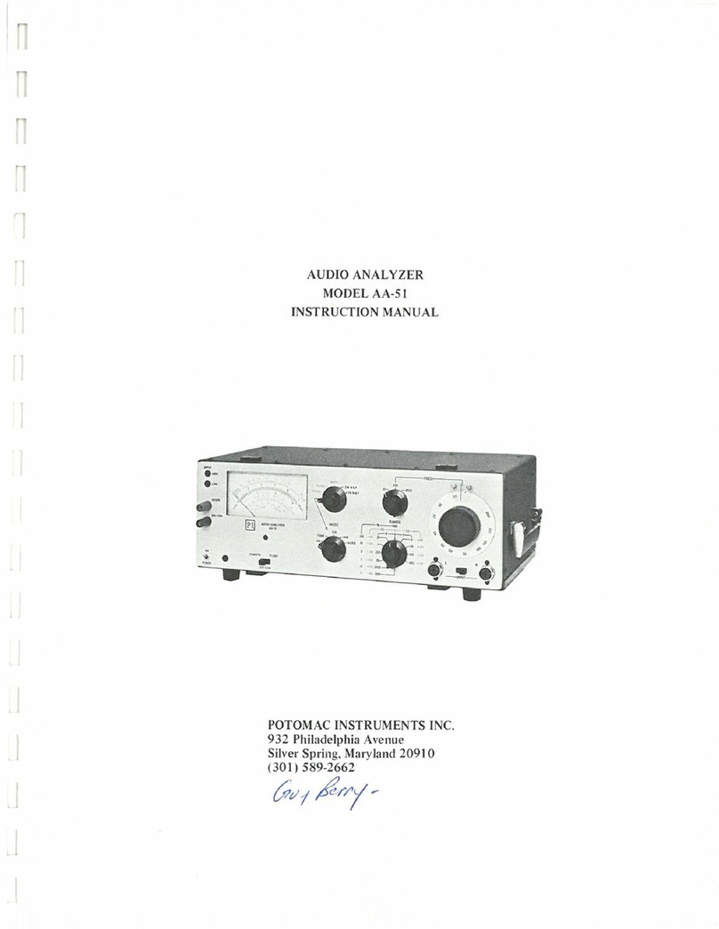 POTOMAC INSTRUMENTS INC. AA-51 instruction manual POTOMAC INSTRUMENTS INC. AA-51 instruction manual