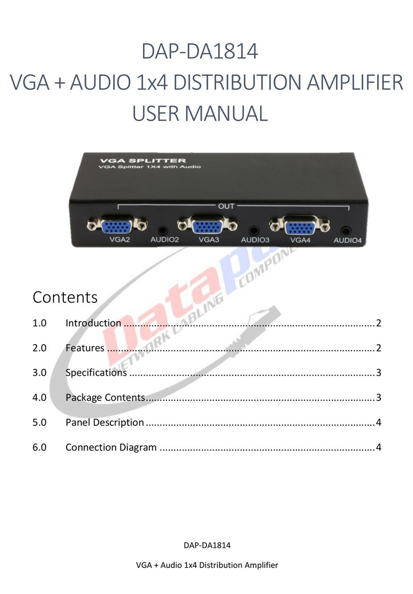 DataParts DAP-DA1814 User manual