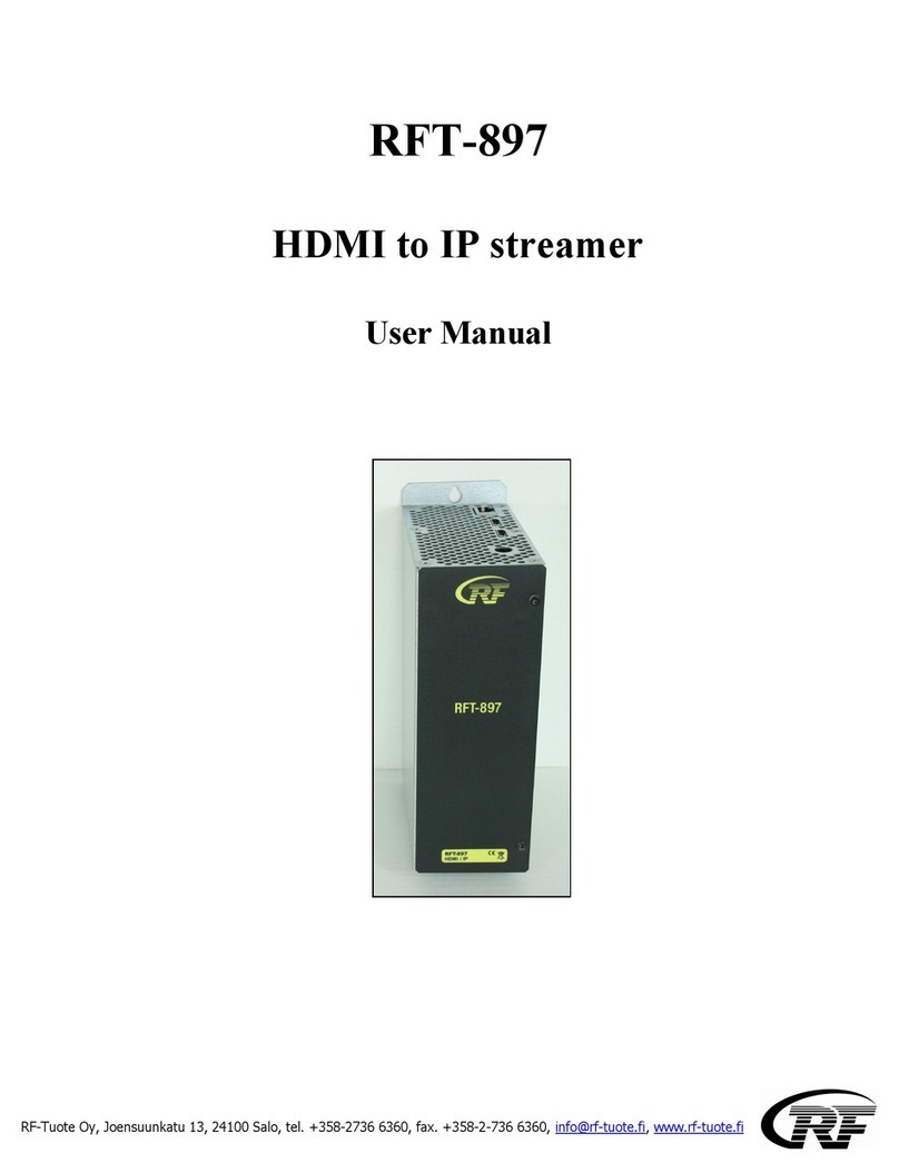 RF RFT-897 user manual