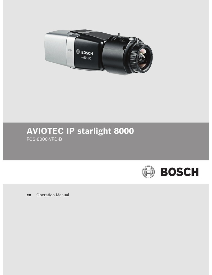 Bosch AVIOTEC IPSTARLIGHT 8000 User manual