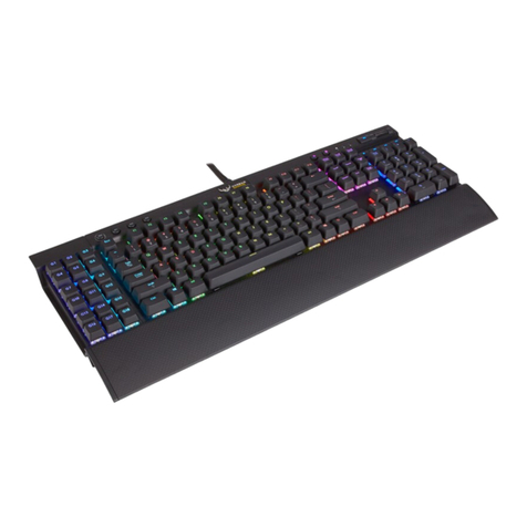 Corsair Gaming K95 RGB User manual