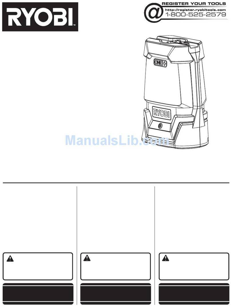Ryobi P781 Operator's manual