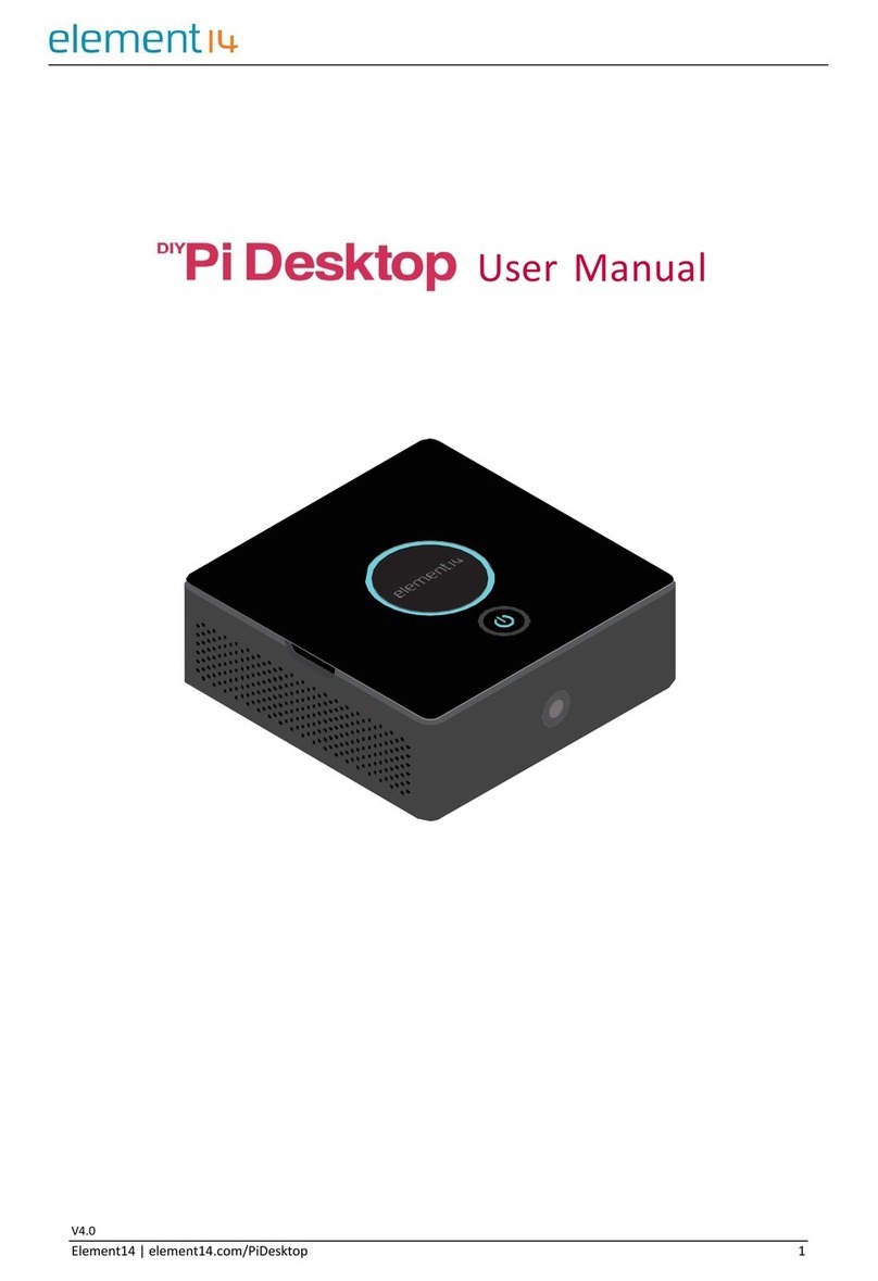 Element14 DIY Pi Desktop User manual