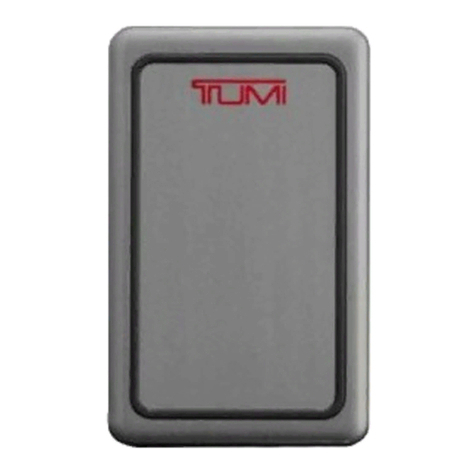 Tumi 14376 User manual
