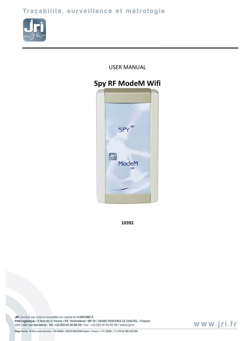 JRI Spy RF ModeM Wifi user manual