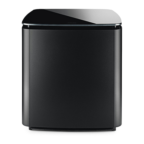 Bose Acoustimass Bass System User manual