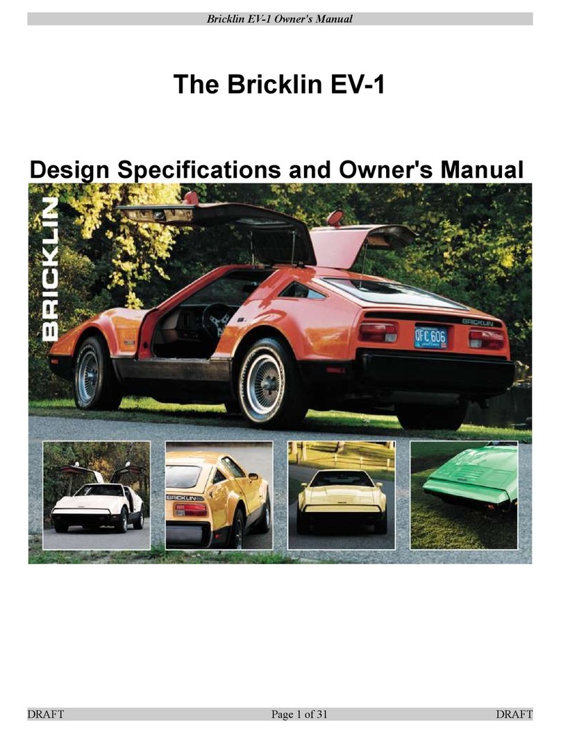 Bricklin EV-1 User manual