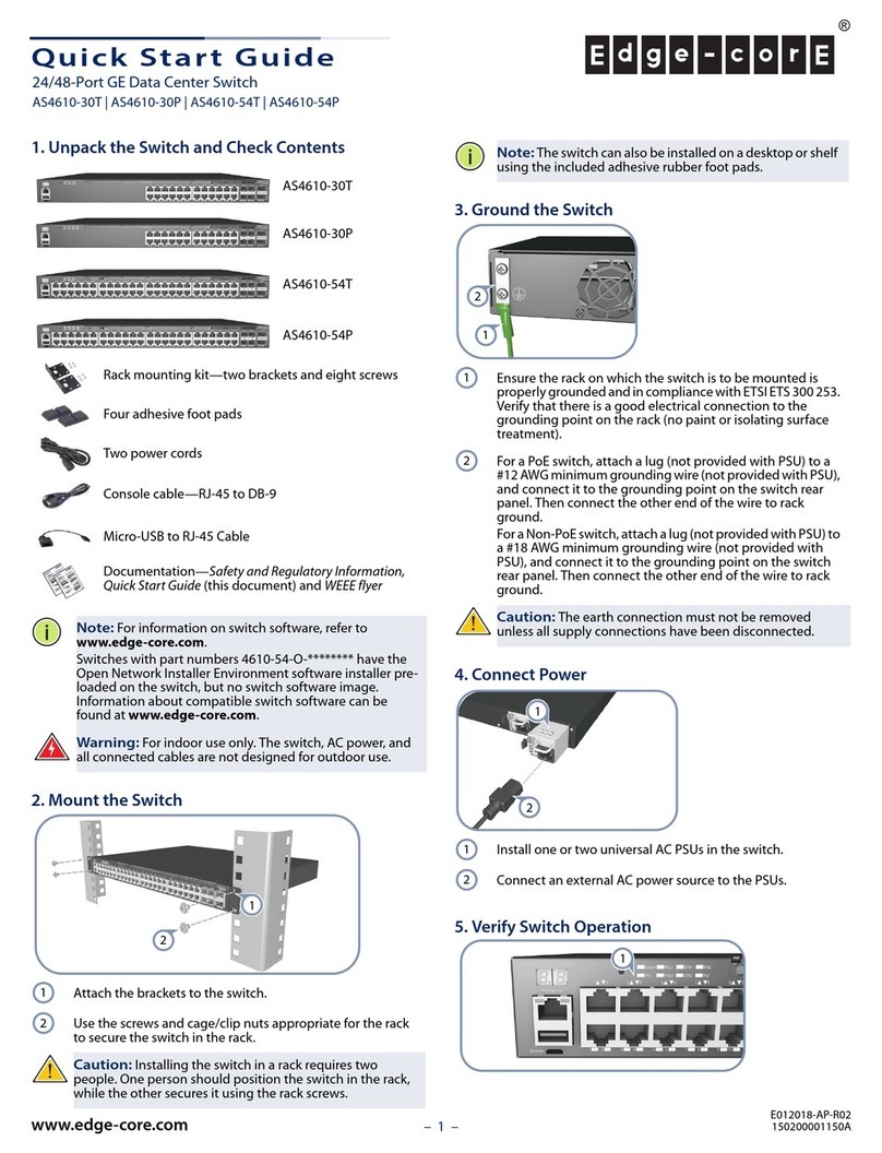 Edge-Core AS4610-30T User manual
