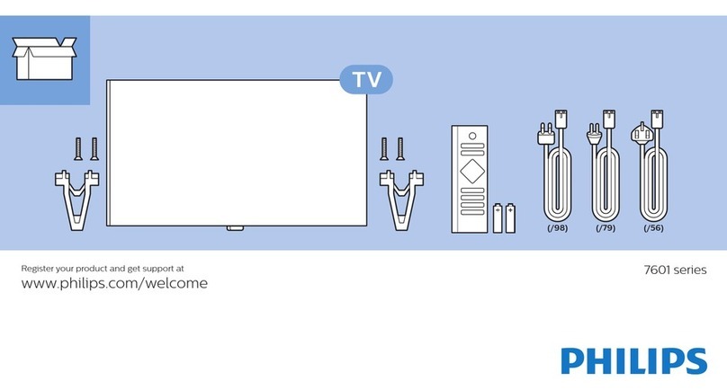 Philips 7601 series Installation instructions