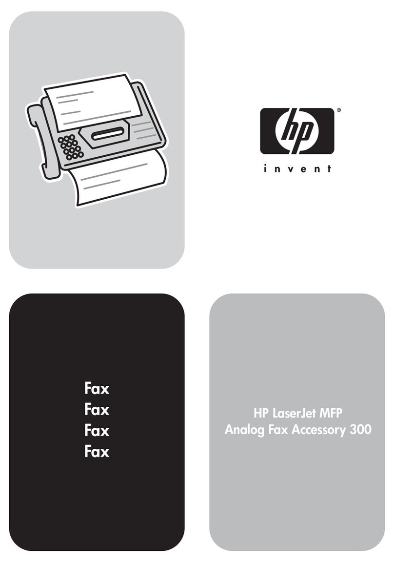HP LaserJet MFP Analog Fax Accessory 300 Installation and maintenance instructions