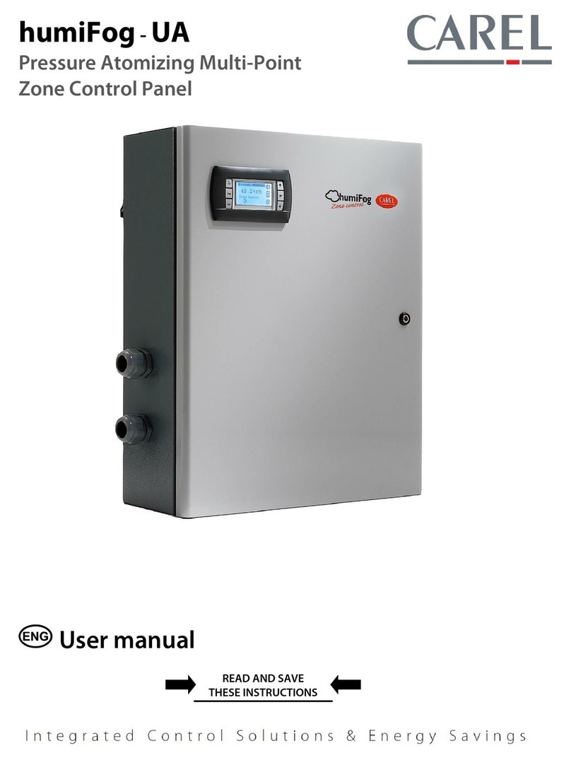 Carel humiFog user manual