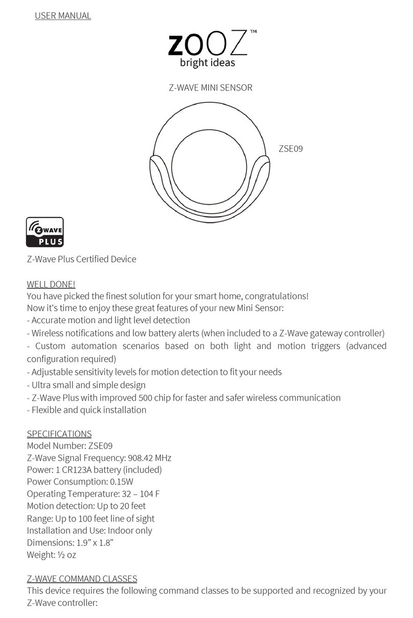ZooZ ZSE09 user manual