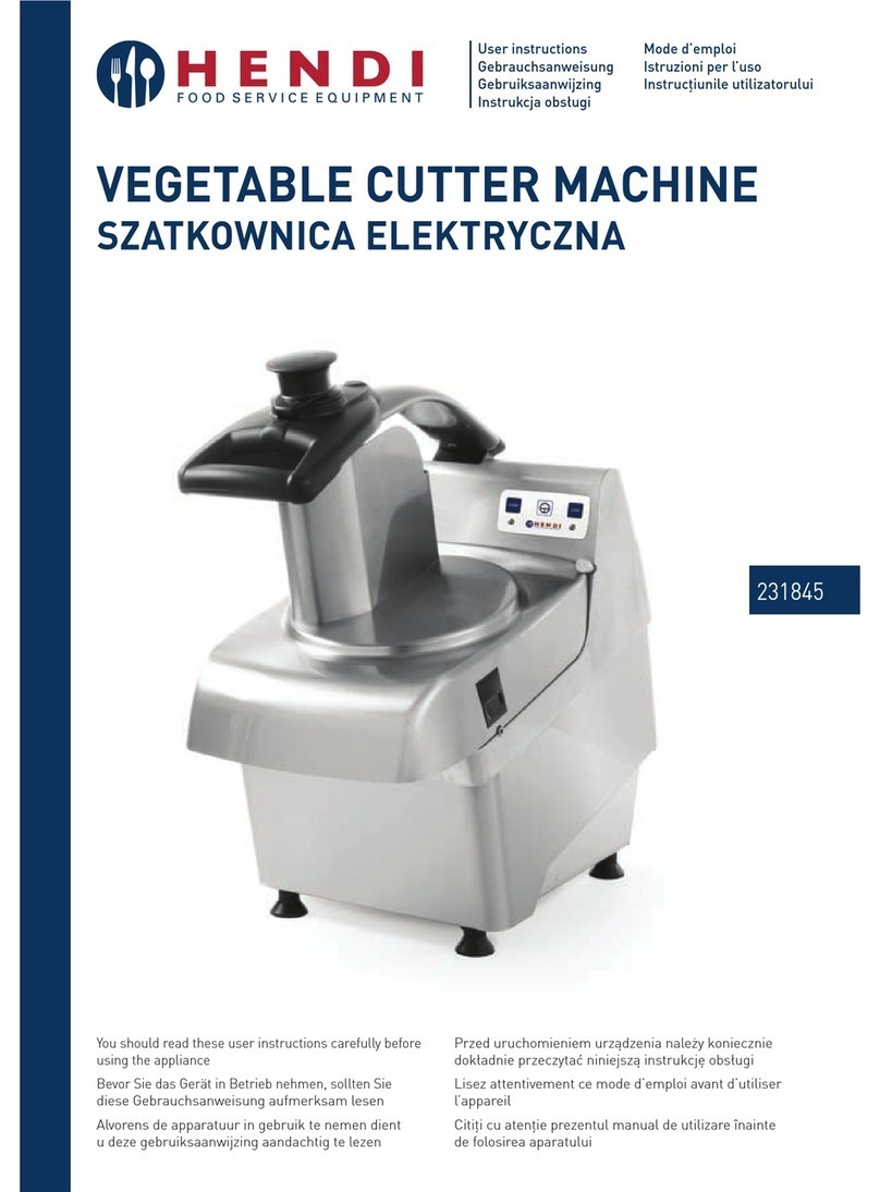 Hendi 231845 User instructions
