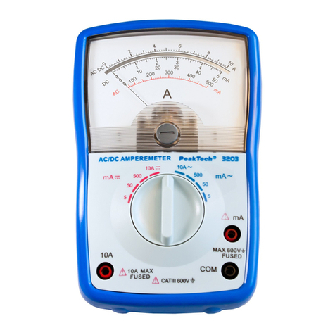 PeakTech 3203 User manual