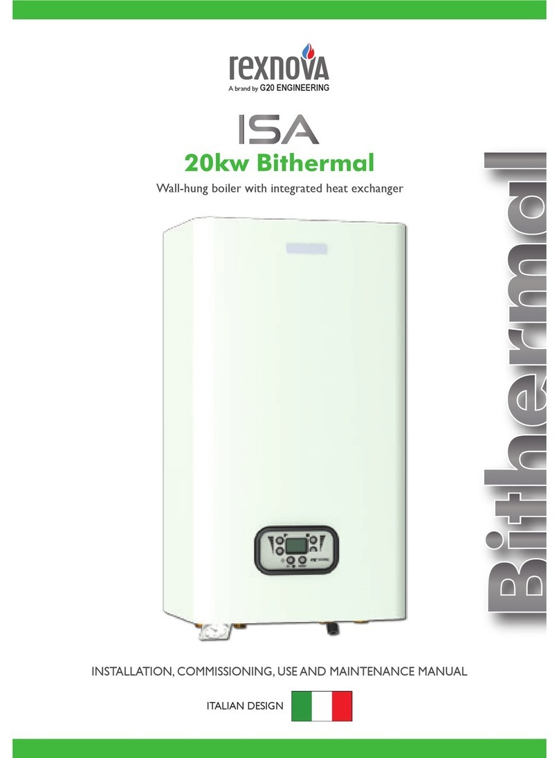 REXNOVA ISA 20 BITHERMAL User manual