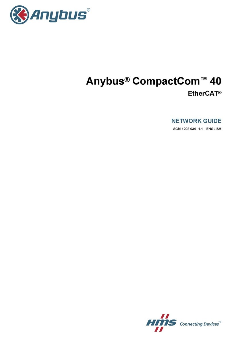 Anybus CompactCom 40 EtherCAT Installation and maintenance instructions