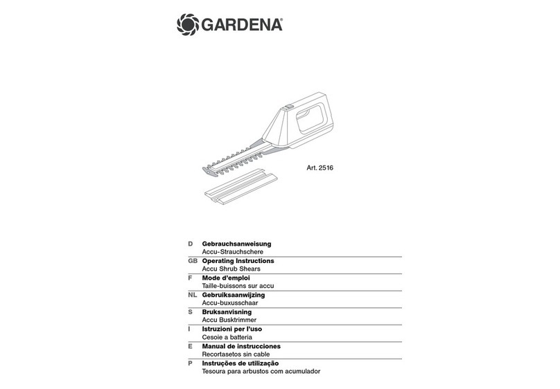 Gardena 2516 operating instructions