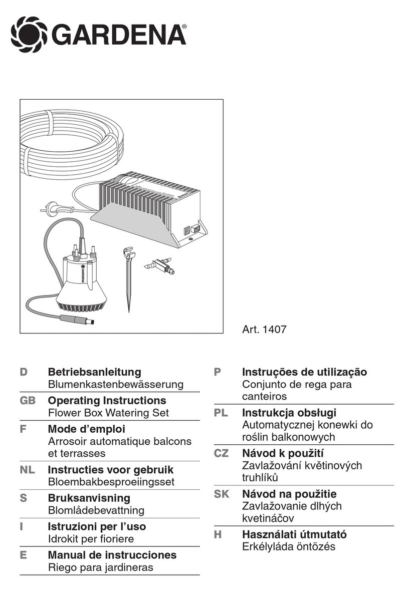 Gardena 1407 User manual