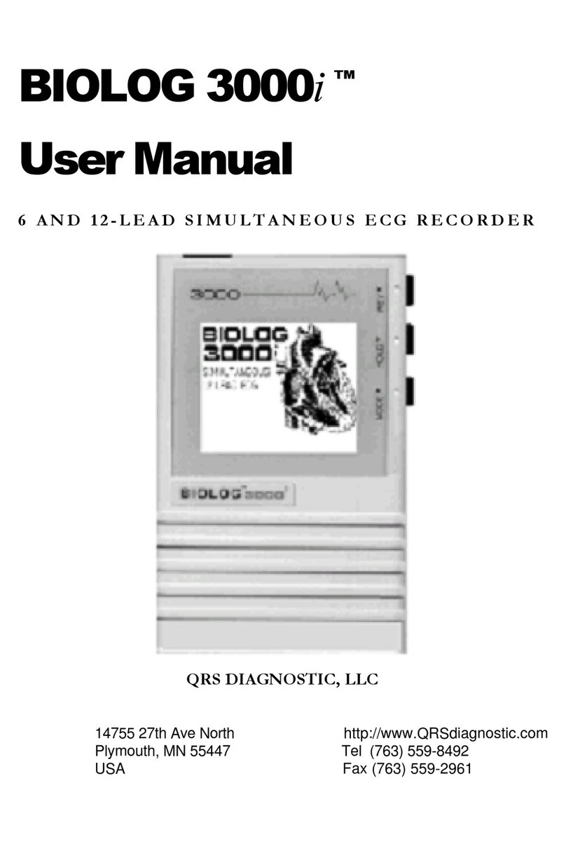 QRS BIOLOG 3000i user manual