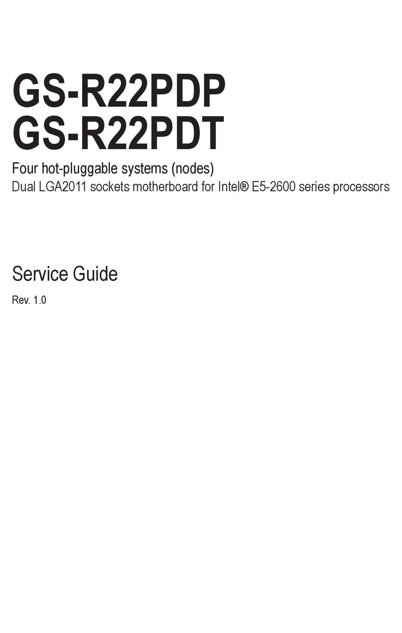 GIGA-BYTE TECHNOLOGY GS-R22PDP User manual
