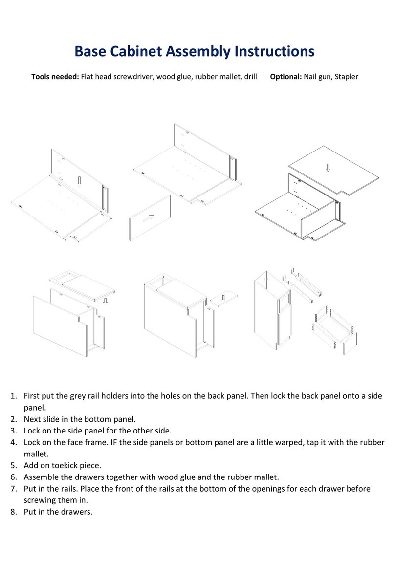 GEC Cafe Vienna series Assembly instructions GEC Cafe Vienna series Assembly instructions