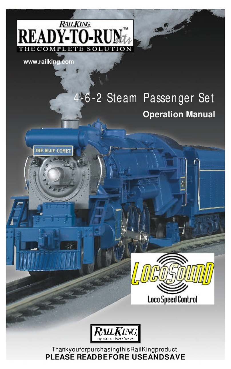 MTHTrains RAILKING BLUE COMET Operation manual
