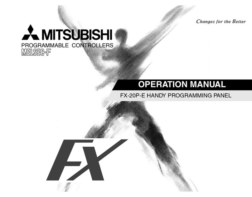 Mitsubishi FX-20P-E Operation manual