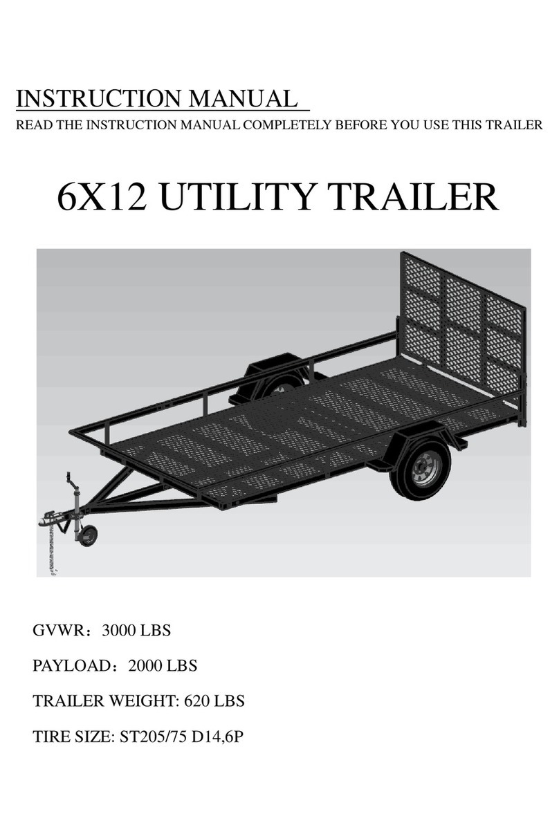 Powersports Trailer 6X12 instruction manual
