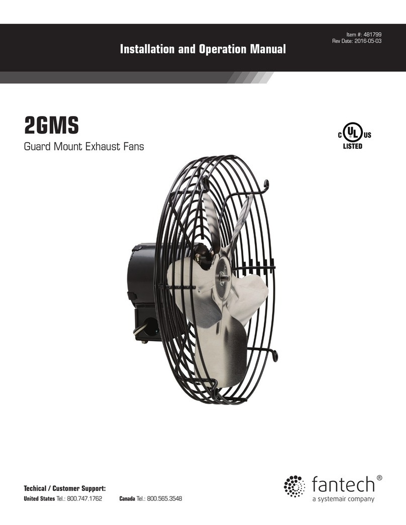 Fantech 2GMS 1021 User manual Fantech 2GMS 1021 User manual