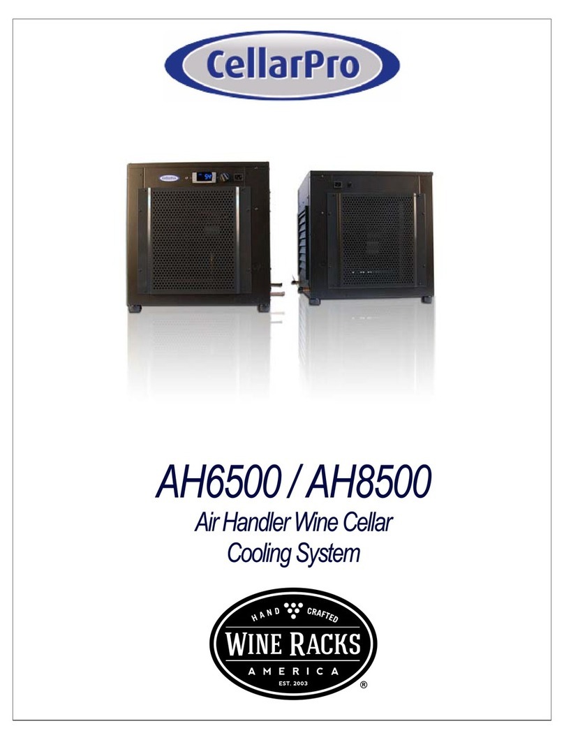 CellarPro AH8500 owner's manual